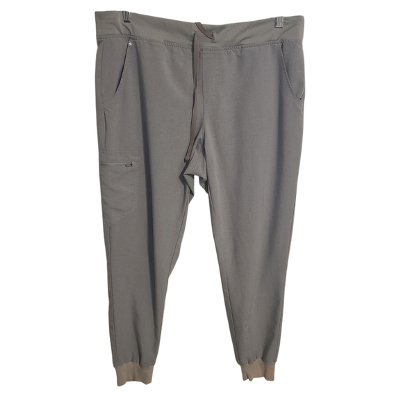 FIGS Tech Collection | Women's Gray Zamora Scrubs Jogger Pants (Size XL) - Picture 2 of 14